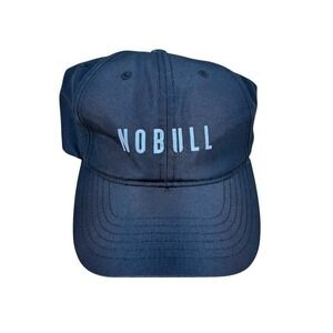 NOBULL Performance Hat Unisex One Size Black Adjustable Baseball Cap Logo